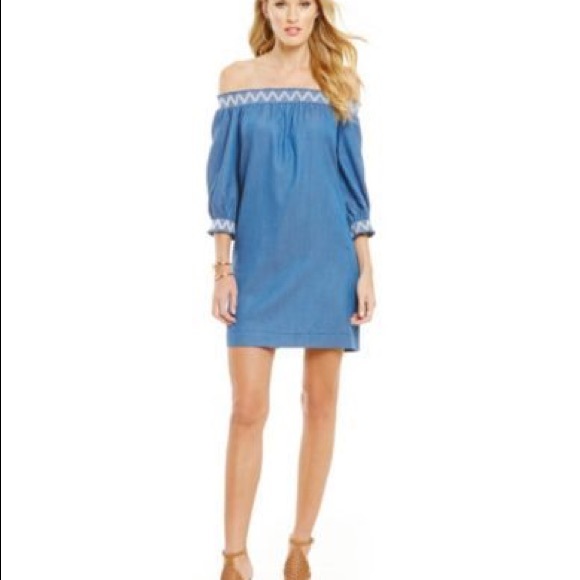 TRINA TURK Denim Dress - Picture 1 of 6